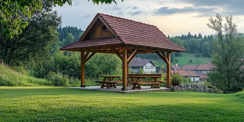 Co położyć na dach altany?